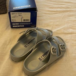 Rubber Arizona Birkenstocks — brand new